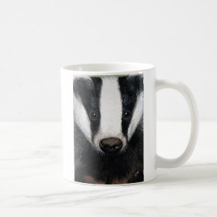 Målning för europébäverskinnporträtt kaffemugg