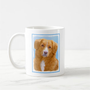 Målning för hund för Retriever för Nova Scotia Kaffemugg