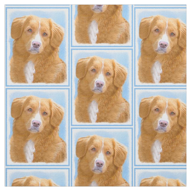 Målning för hund för Retriever för Nova Scotia Tyg (Provkarta)