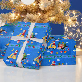 Målning för jullabrador presentpapper