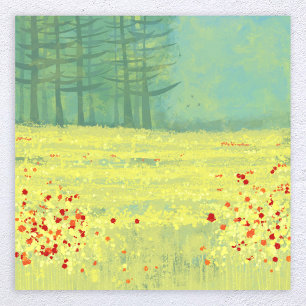 Målning för Meadow liggande Poster