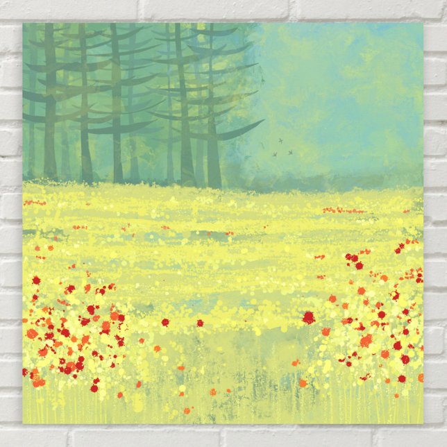 Målning för Meadow liggande Poster (Skapare uppladdad)