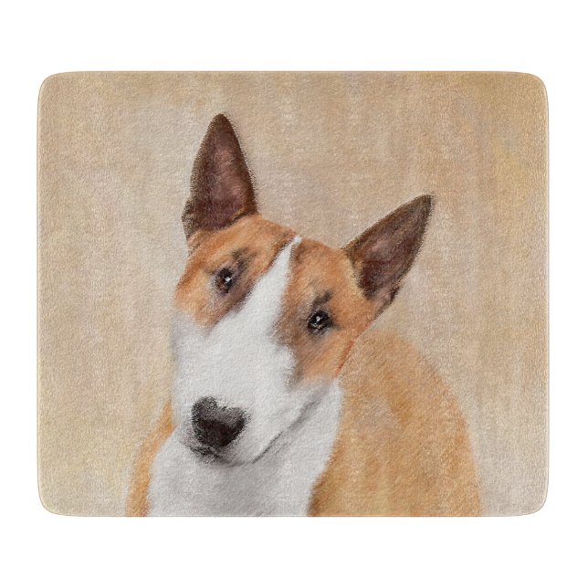 Målning för miniatyr Buller Terrier - Cute Origina (Framsidan)