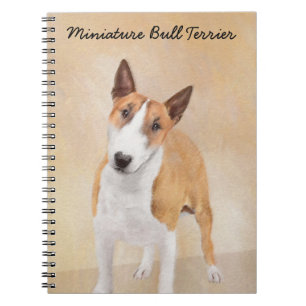 Målning för miniatyr Buller Terrier - Cute Origina Anteckningsbok