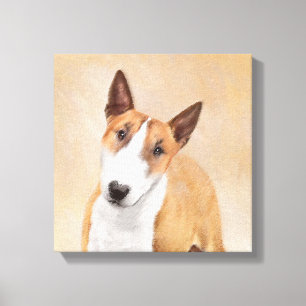 Målning för miniatyr Buller Terrier - Cute Origina Canvastryck
