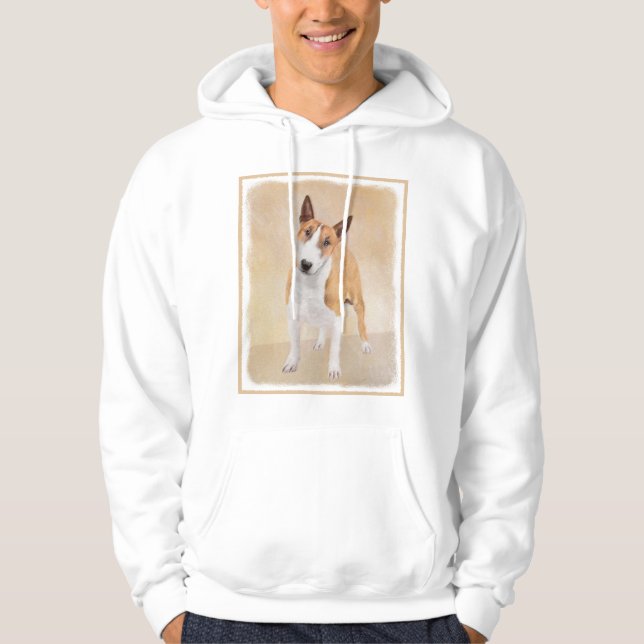 Målning för miniatyr Buller Terrier - Cute Origina Hoodie (Framsida)