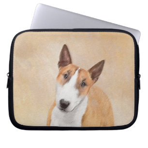 Målning för miniatyr Buller Terrier - Cute Origina Laptop Fodral