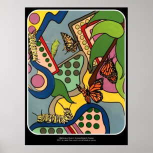 Målning för Mitt--Århundrade abstrakt Poster