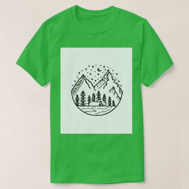 Målning för nattkampanj 2 t shirt (Design framsida)
