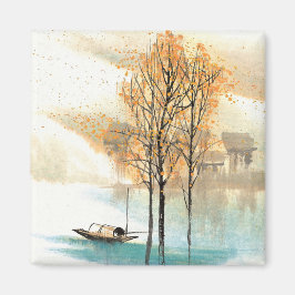 Målning för naturbyage magnet