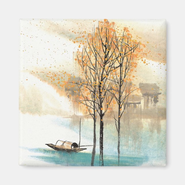 Målning för naturbyage magnet (Framsidan)