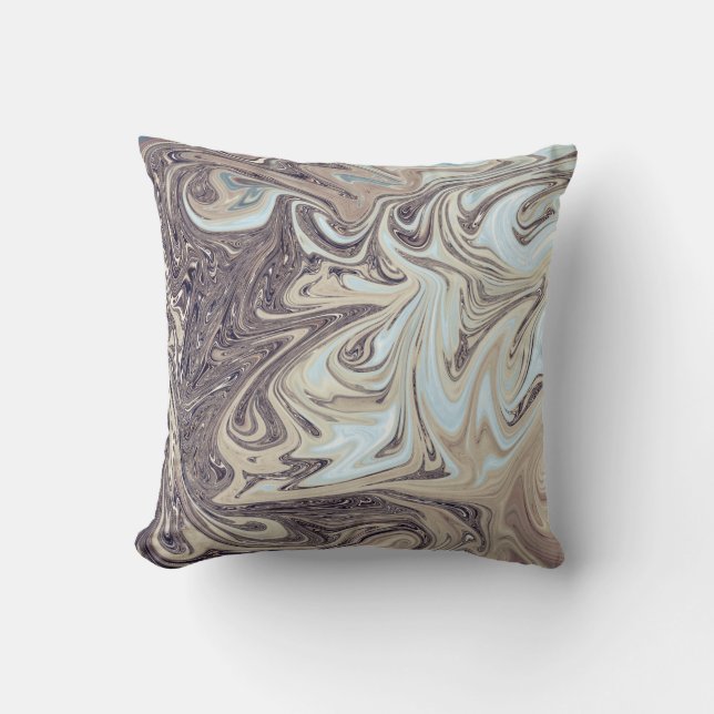 Målning för Ocean Abstrakt | Bästa moderna abstrak Kudde (Framsida)