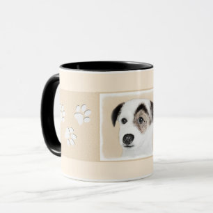 Målning för ParsonjackRussell Terrier - hundkonst Mugg