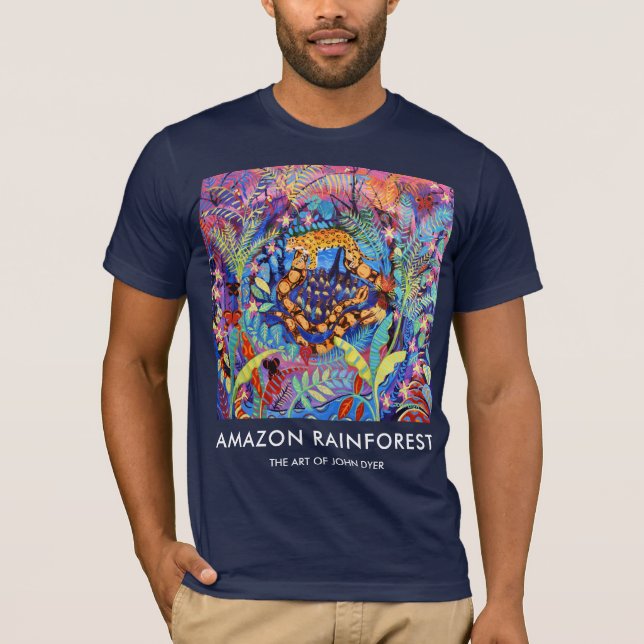 Målning för Rainforest för amason för T Shirt (Framsida)