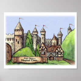 Målning för renaissance Village Poster