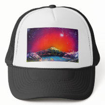 Målning för solnedgång för damm för