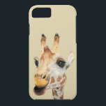 Målning "för tuggning" giraffvattenfärg<br><div class="desc">Jag tog en bild av denna giraff (som användes som en hänvisa till för denna målning) på den Como zooen i St Paul,  MN. Hon var upptagen att äta och att tugga på henne mat. Detta målades på pressande papper för bågar hetten med Daniel,  smed somvattenfärgen målar.</div>