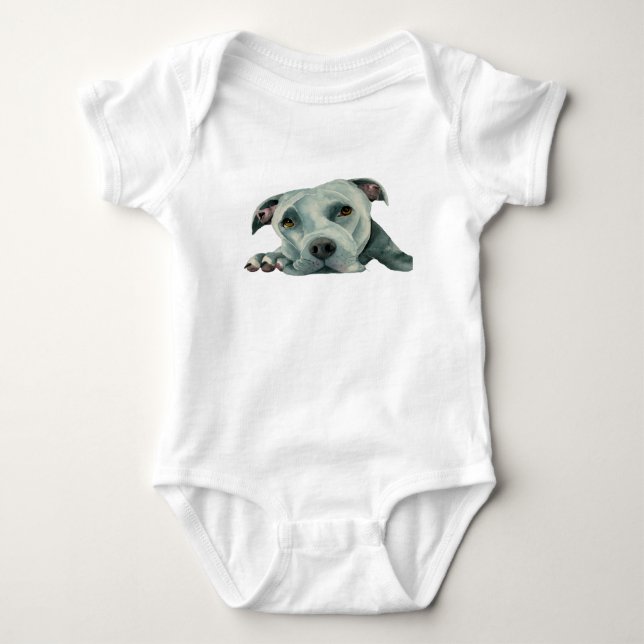Målning för vattenfärg för hund för Terrier för Tee (Framsida)