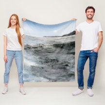 Målning för vattenfärgsfärg Abstrakt Kustraket för