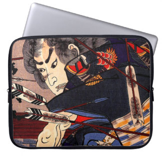 Målning för vintageUkiyo-e japansk Samurai Laptop Sleeve