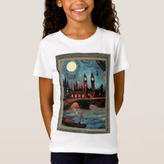 Målning i London i Vintage T Shirt