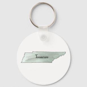 Målning i Tennessee State Illustration Nyckelring