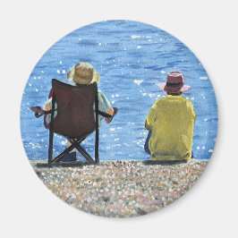 Målning med miniatyrdiagram magnet