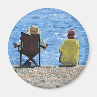 Målning med miniatyrdiagram magnet