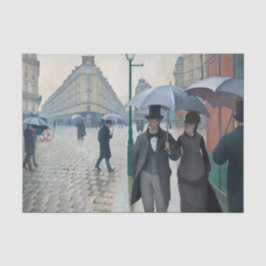 Målning på Caillebotte Paris Street Rainy Day Pain