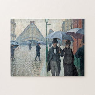Målning på Caillebotte Paris Street Rainy Day Pain Pussel