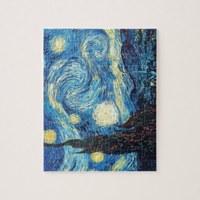 Målning Van Gogh för Starry natt Pussel (Vertikal)