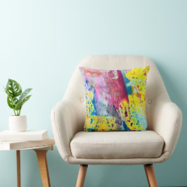 Målning/vattenfärg/modern/estetisk/Stil Kudde