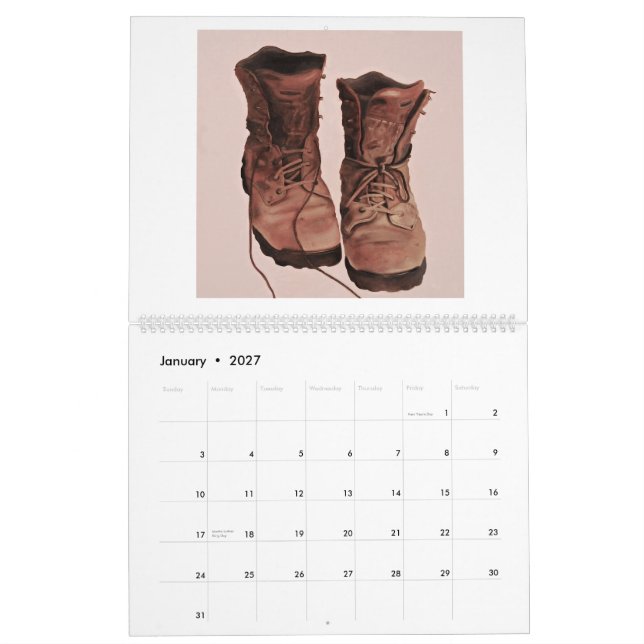 Målningar av Lorenzo Aguayo Kalender (Jan 2027)