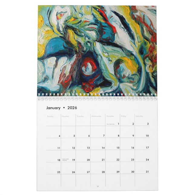 Målningar Lori 2009 K Erickson Kalender (Jan 2026)