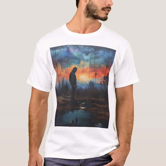 Målningens poetiska resa t shirt (Framsida)