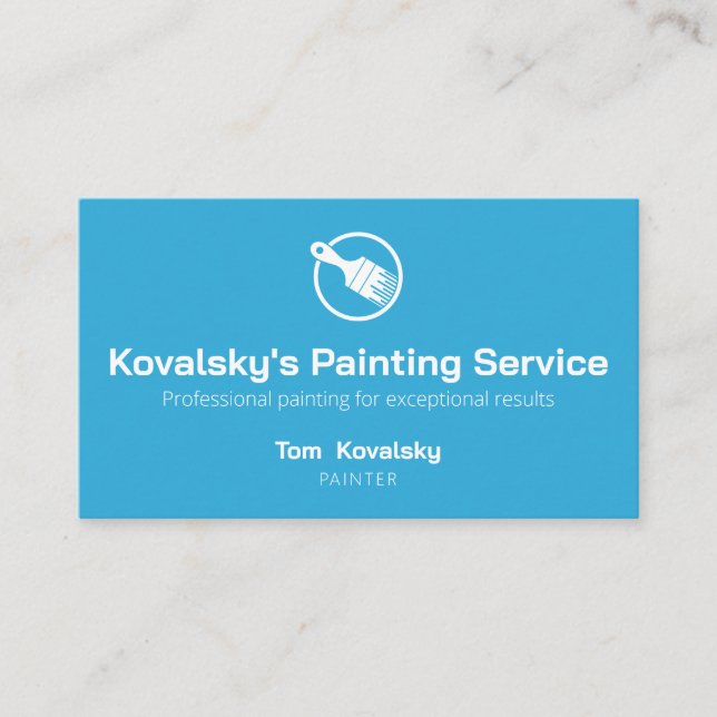 Målningsföretag | PROFESSIONELL Visitkort (Framsida)