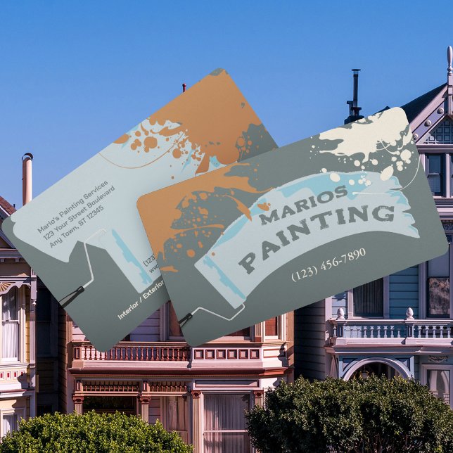 Målningsföretag Visitkort (Skapare uppladdad)