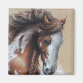 Målningshäst i öknen magnet