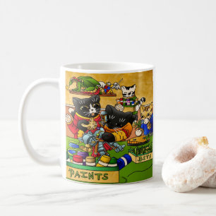 Målningsmattor för miniatyr kaffemugg