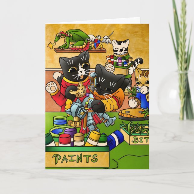 Målningsmattor för miniatyr kort (Framsida)