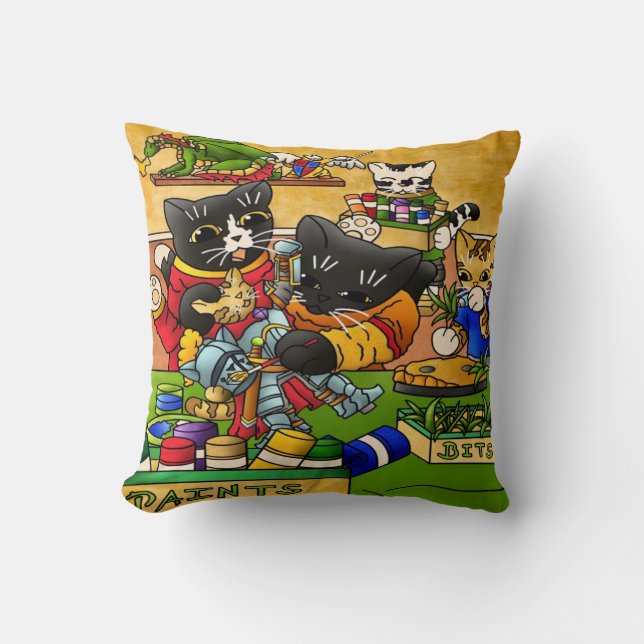 Målningsmattor för miniatyr kudde (Framsida)