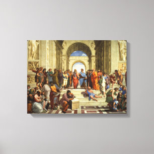 Målningsskolan i Aten Canvastryck