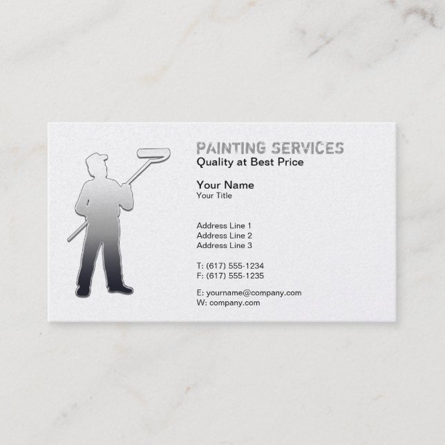 Målningstjänster | Elegant Painters Visitkort (Framsida)