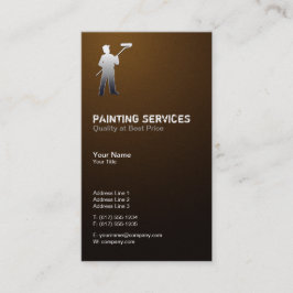 Målningstjänster | Painter Brown Visitkort