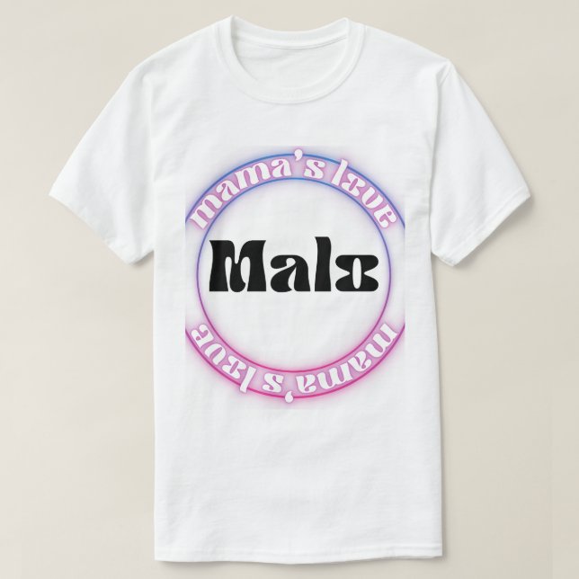 malo round neon lång ärmad tröja (Design framsida)