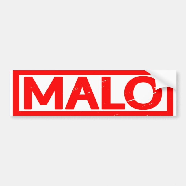 Malo stämpel bildekal (Framsidan)