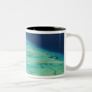 Malolo barriärrev utanför Malolo Island, Fiji Två-Tonad Mugg