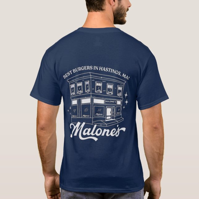 Malone's Diner & Bar T Shirt (Baksida)