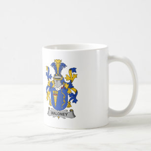 Maloney familjvapensköld kaffemugg