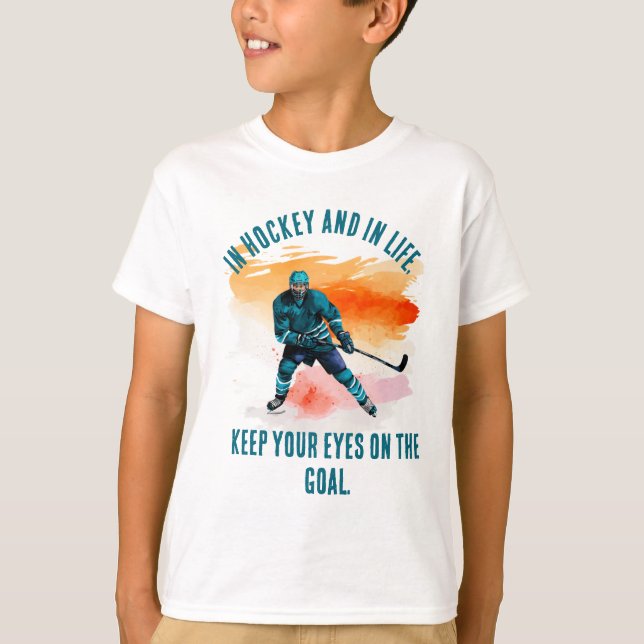 Målorienterat: Hockey & Life T Shirt (Framsida)